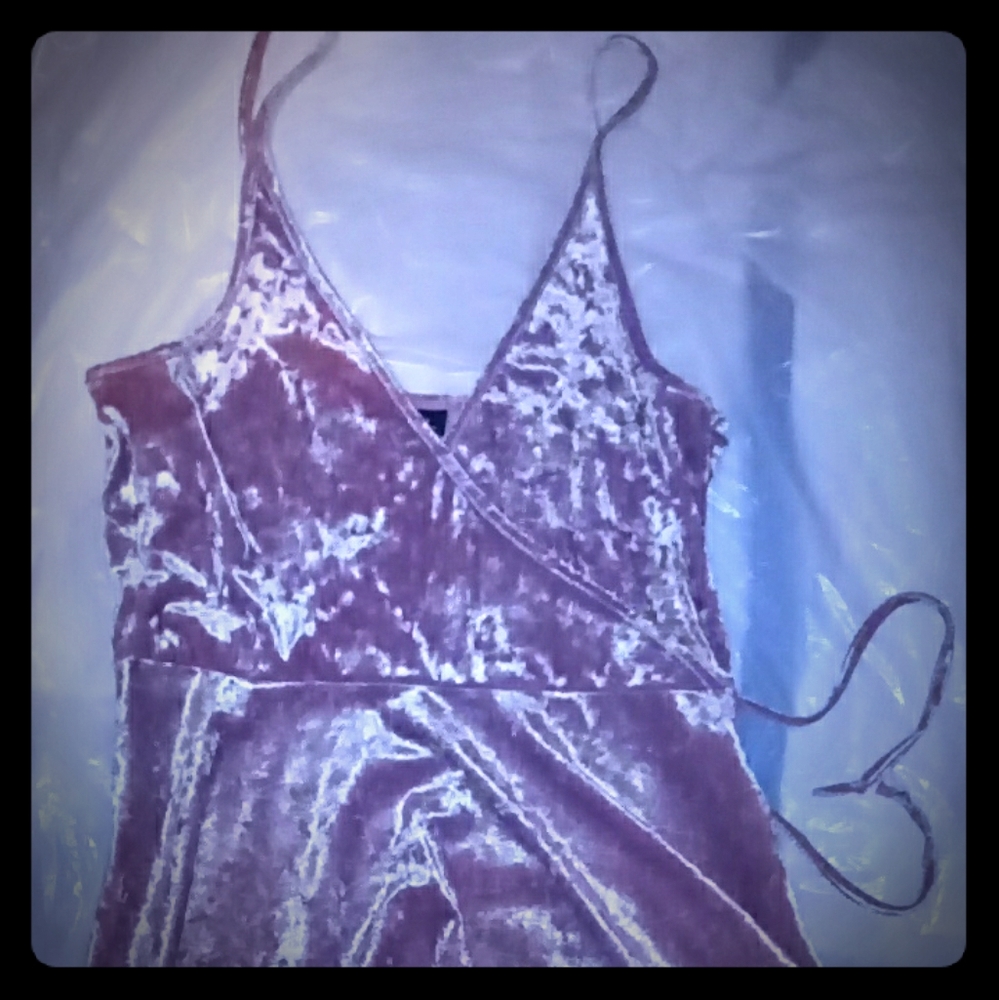 Velvet skater dress